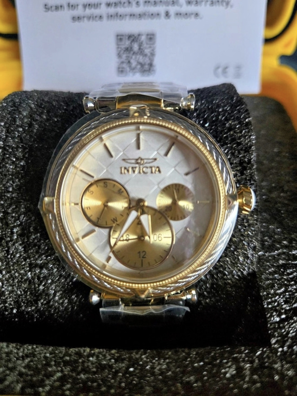 28960 Invicta Bolt Latticia Gold & Steel Women's Watch 36.5mm